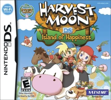 Harvest Moon DS - Island of Happiness (USA) box cover front